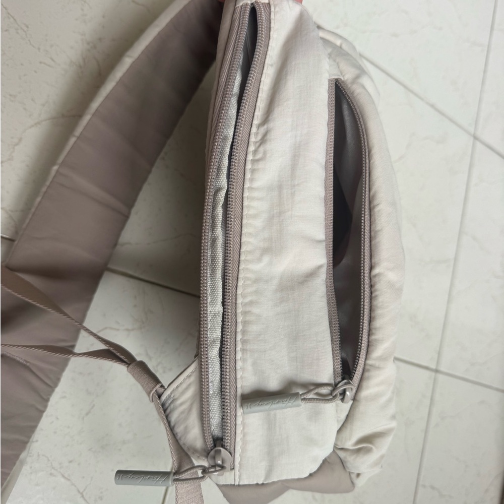 Hurley Sling Crossbody Bag in Light Taupe - Picture 4 of 6